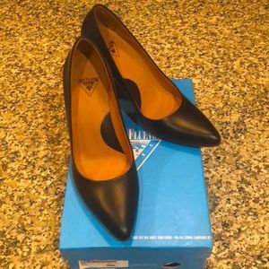 John Fluevog Black Heels with Timeless Elegance